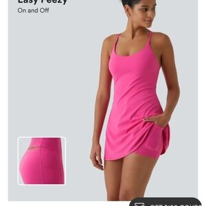 HALARA Pink Easy Breezy Dress